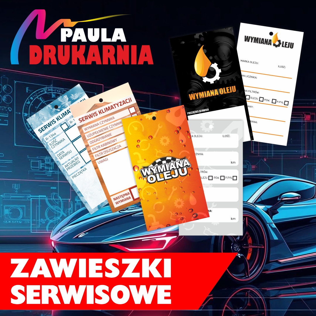 Zawieszki serwisowe Częstochowa &ndash; Drukarnia PAULA