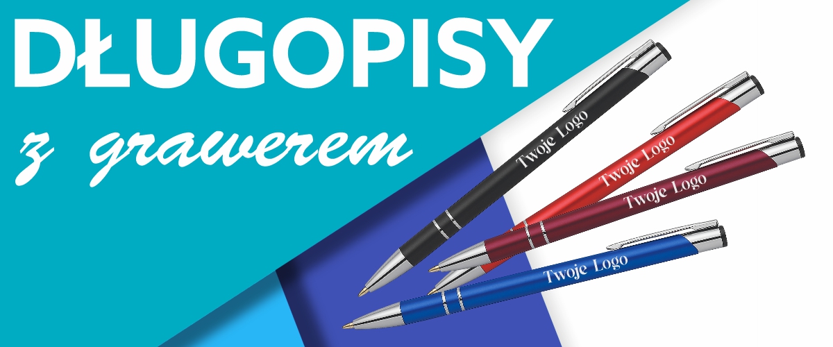Długopisy metalowe z grawerem Częstochowa &ndash; Drukarnia PAULA