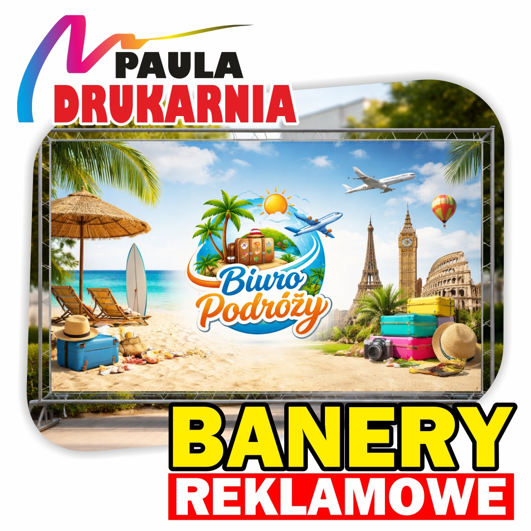 Banery reklamowe Częstochowa &ndash; Drukarnia PAULA