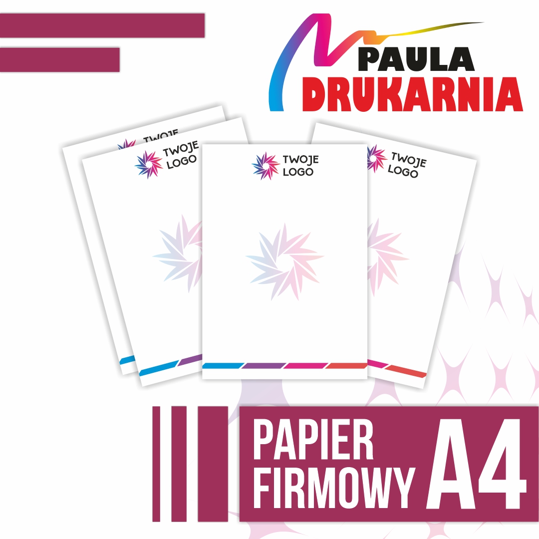Papier firmowy Częstochowa &ndash; Drukarnia PAULA
