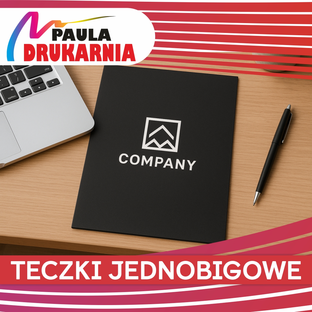 Teczki ofertowe jednobigowe Poznań &ndash; Drukarnia PAULA