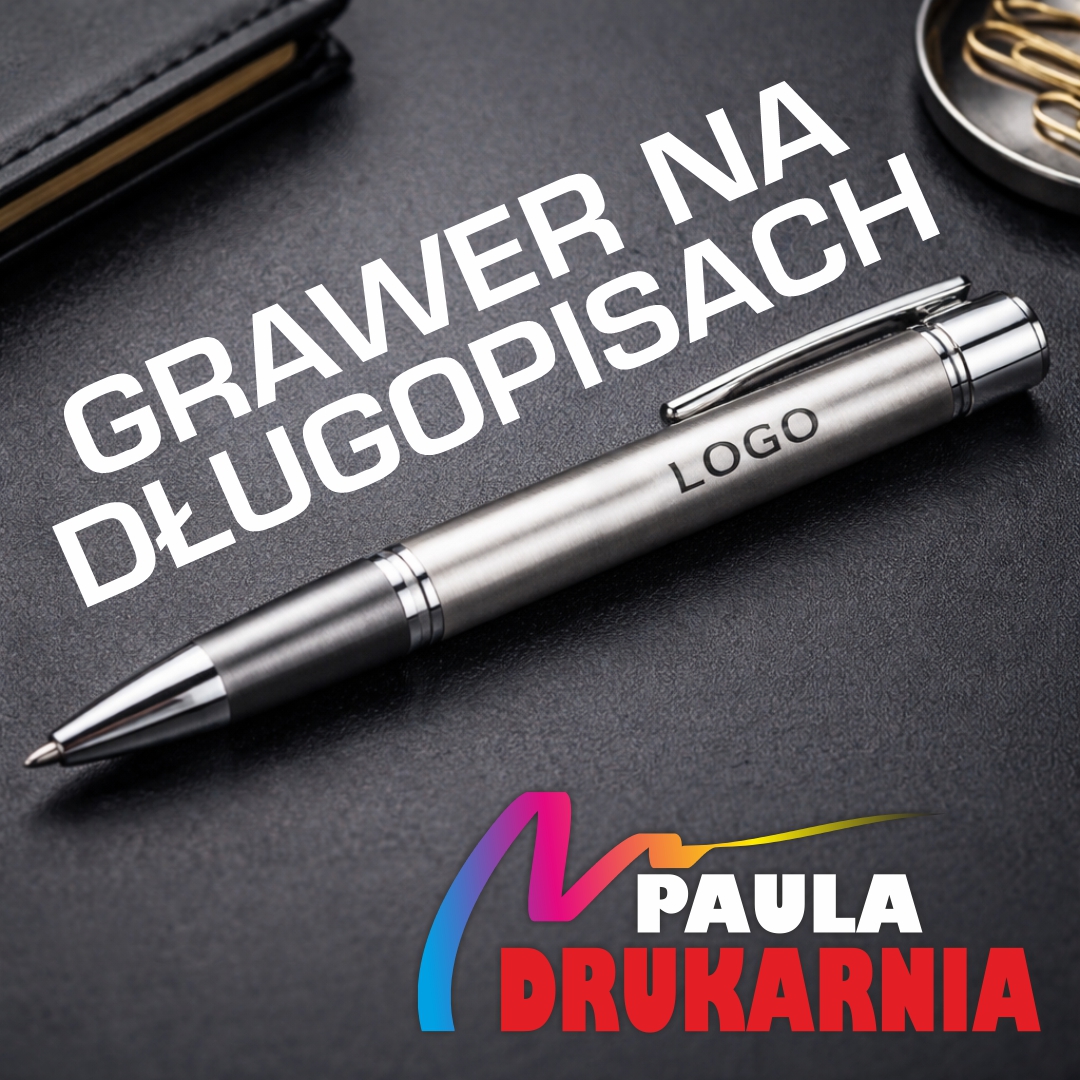 Długopisy reklamowe metalowe z logo Częstochowa &ndash; Drukarnia PAULA