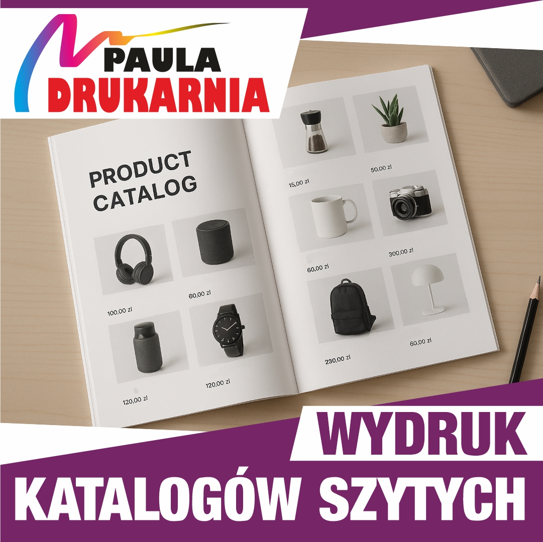 Wydruk katalog&oacute;w szytych Częstochowa &ndash; Drukarnia PAULA